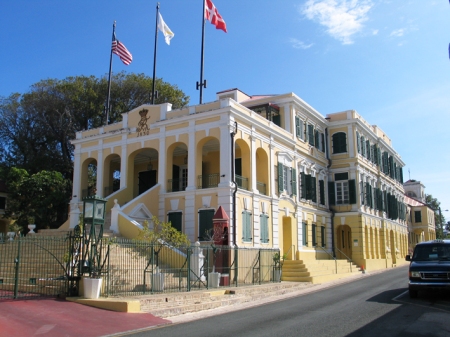 Guvernørboligen fra dansketiden i Christiansted, St.Croix